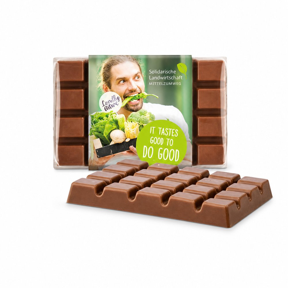 Fairtrade Mini Chocolate Bars — Branded 10g