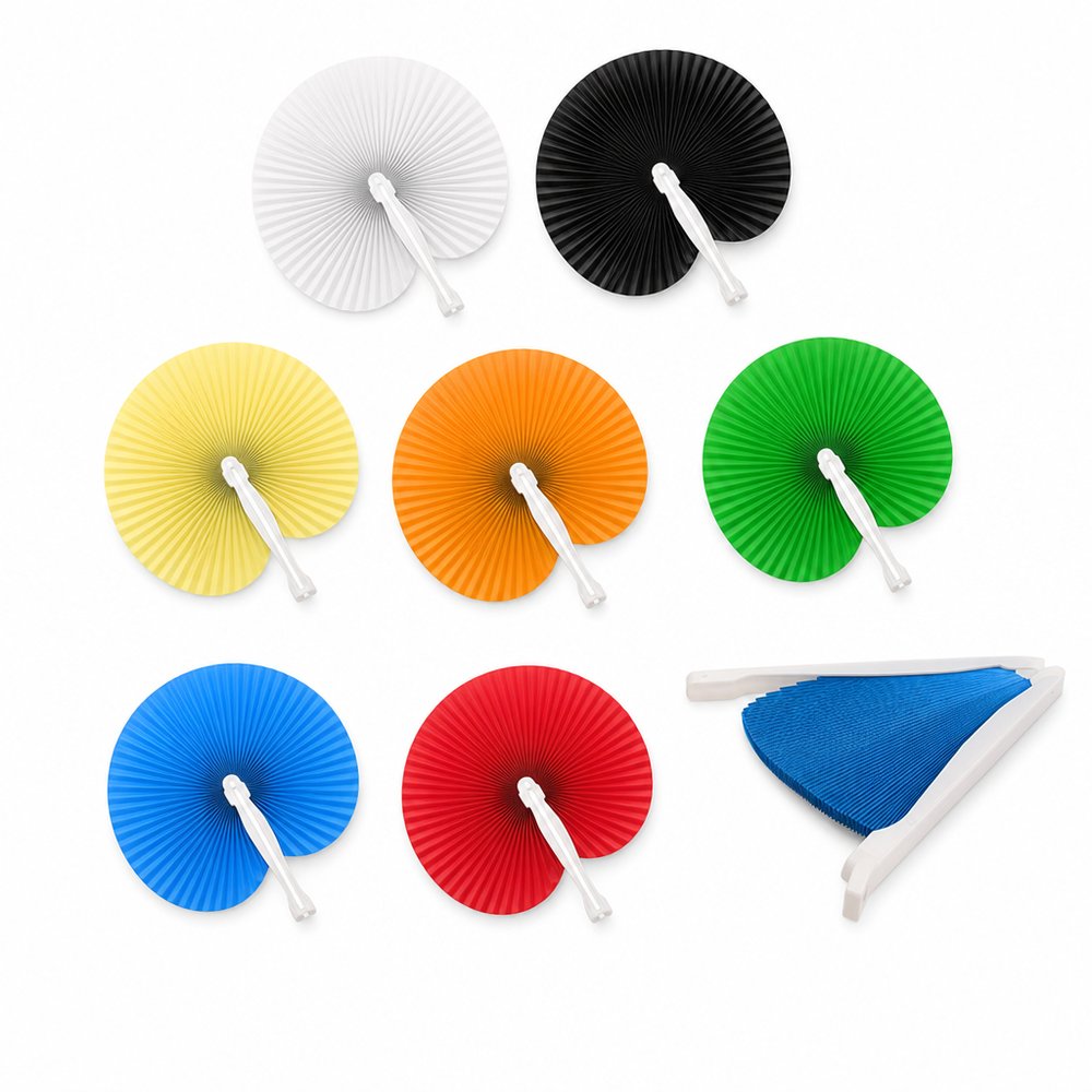 Concertina Paper Hand Fans, Branded & Custom Printed