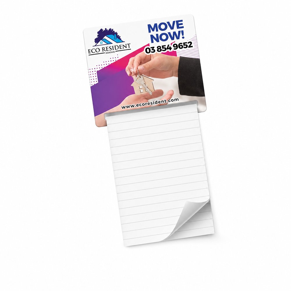 Magnetic Memo Pad A7 — Custom Printed Fridge Notepad