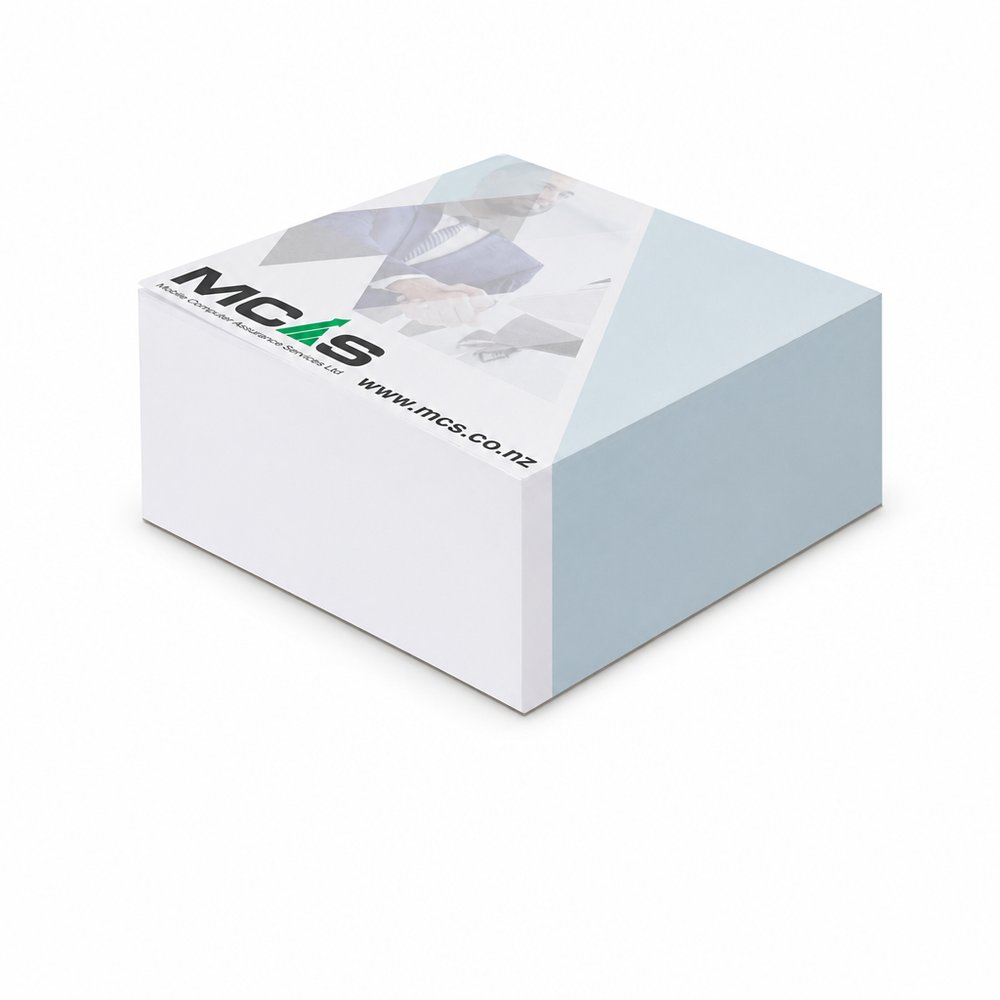Full Colour Memo Cube Note Pads, 400 Leaves