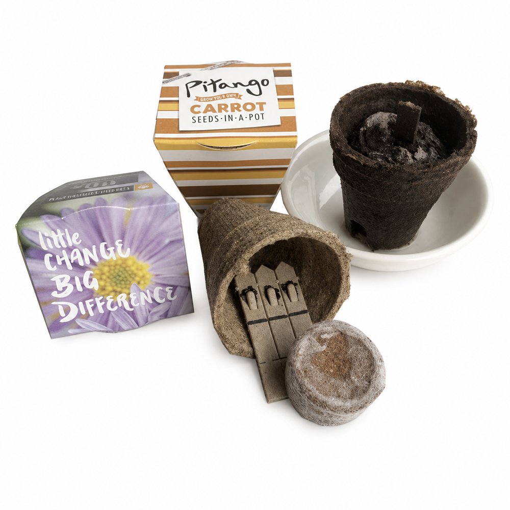 Flourish Grow Pots with Seed Sticks — Eco Giveaway
