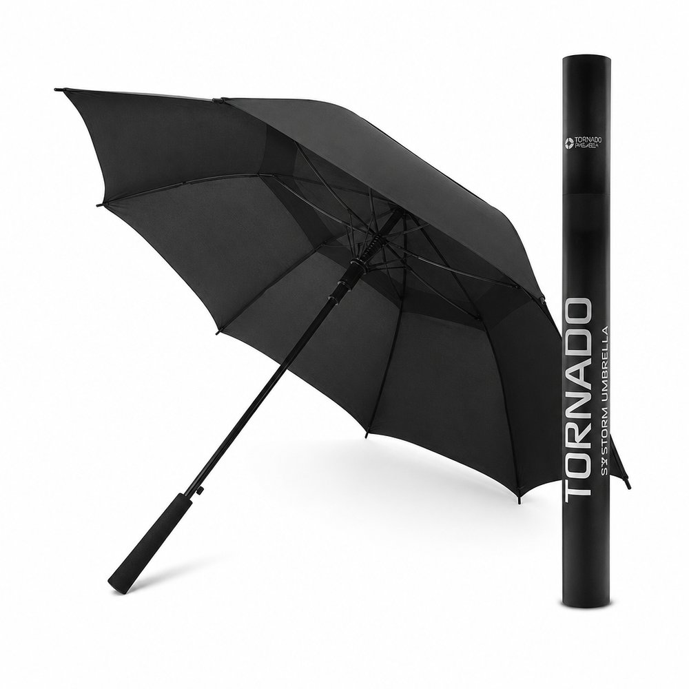 Swiss Peak Hurricane Umbrella, Branded 58cm