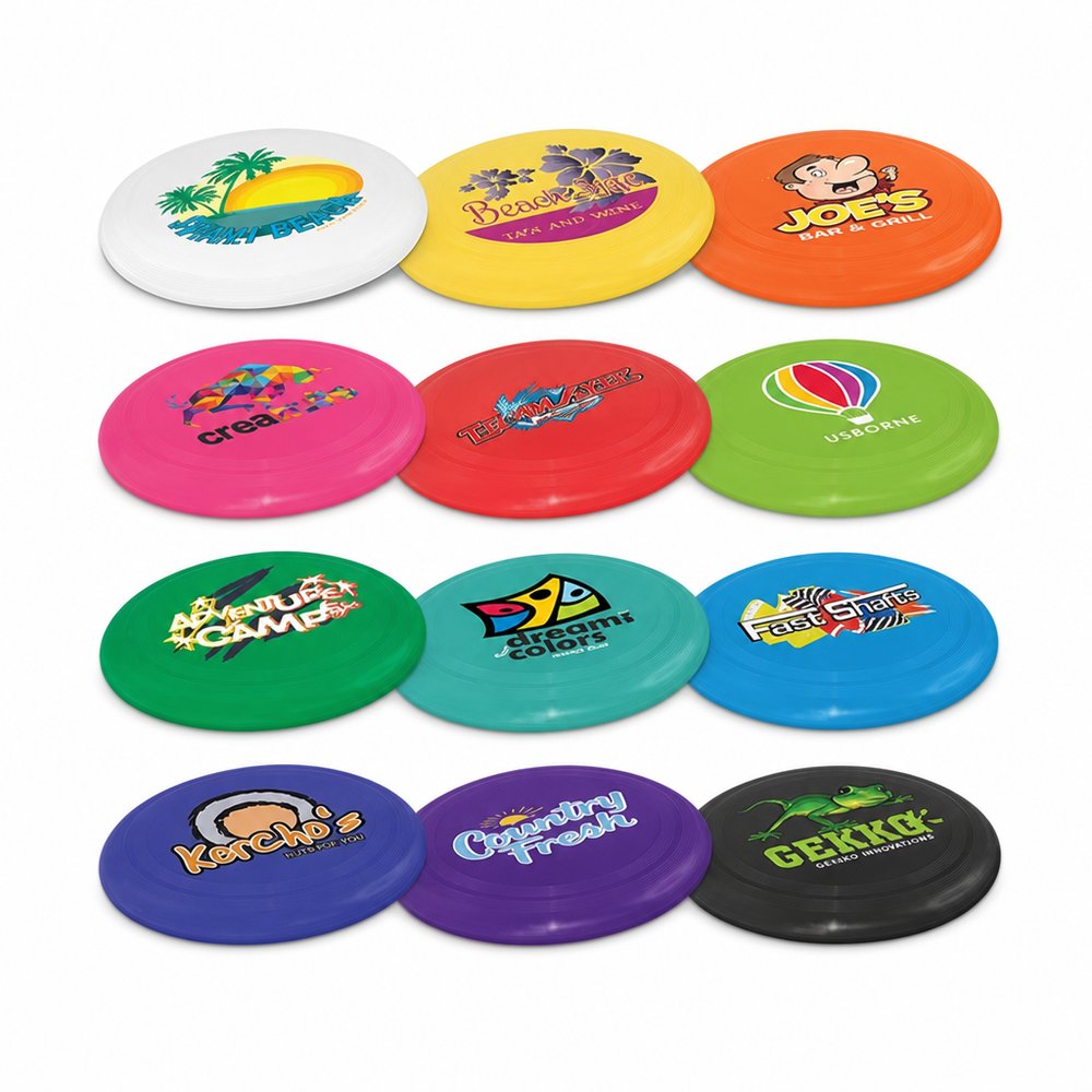 Custom Printed Flying Disc — Large Branded Frisbee