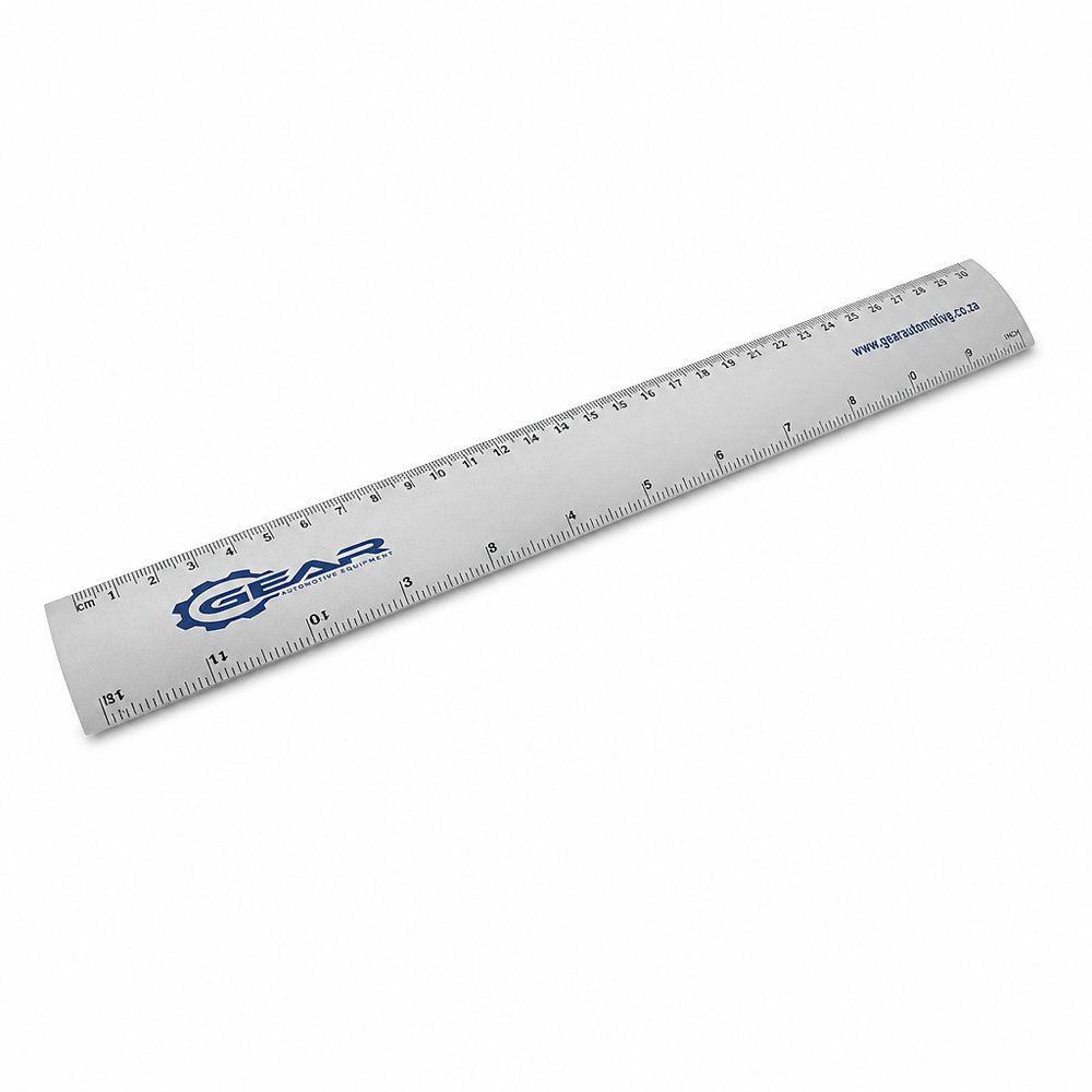 Metal Ruler 30cm — Laser Engraved Branded Ruler