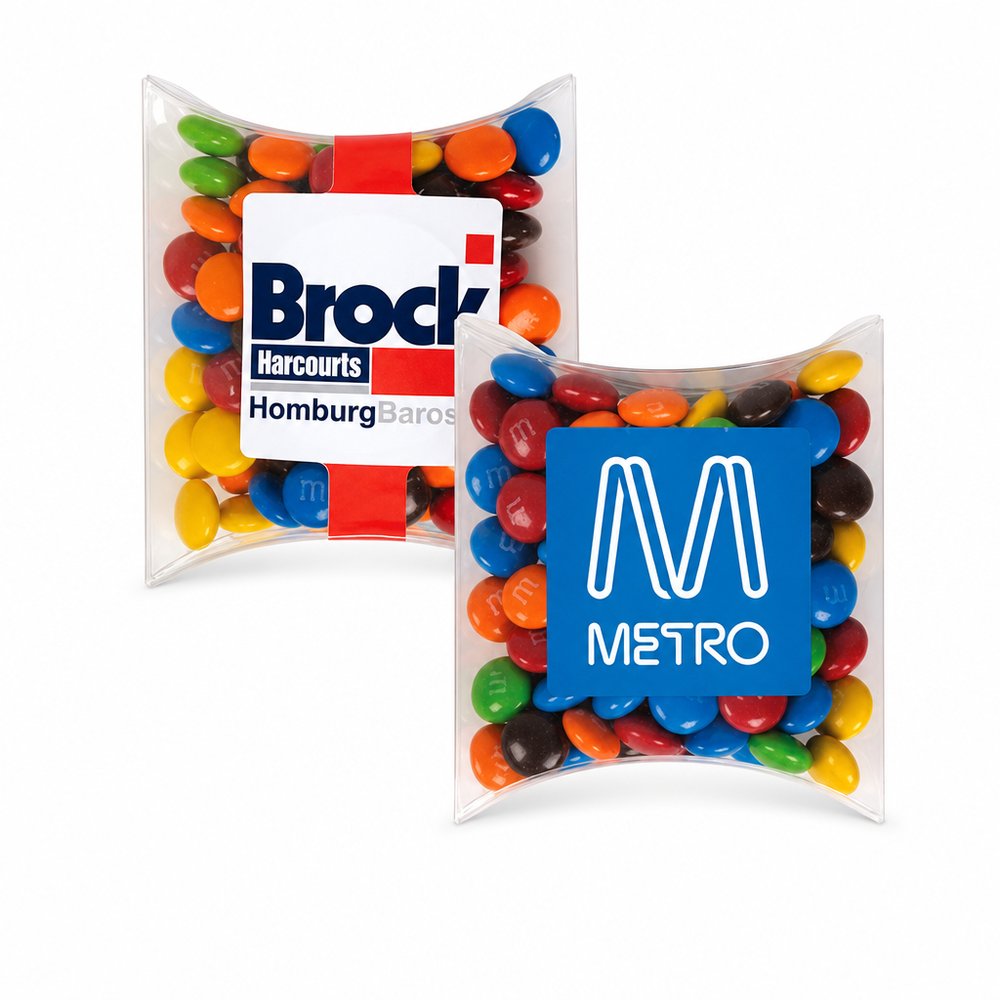 Branded M&M's Pillow Packs 95g — Custom Printed Chocolates