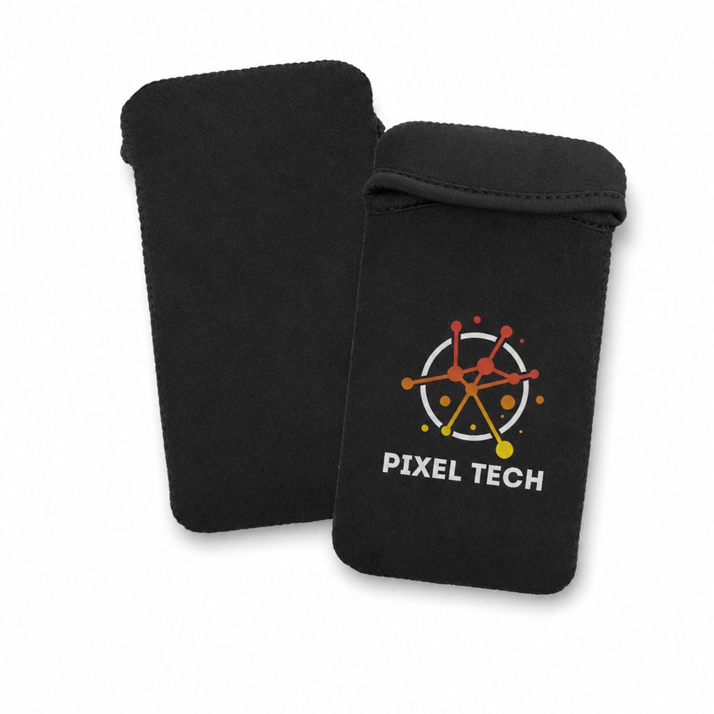 Neoprene Water Resistant Phone Pouch, Branded