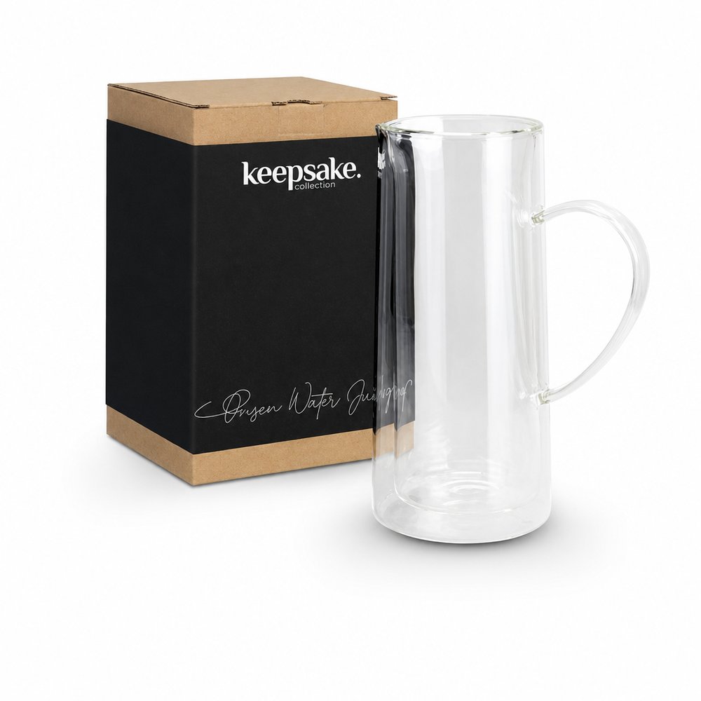 Borosilicate Glass Water Jug 730ml — Branded Carafe