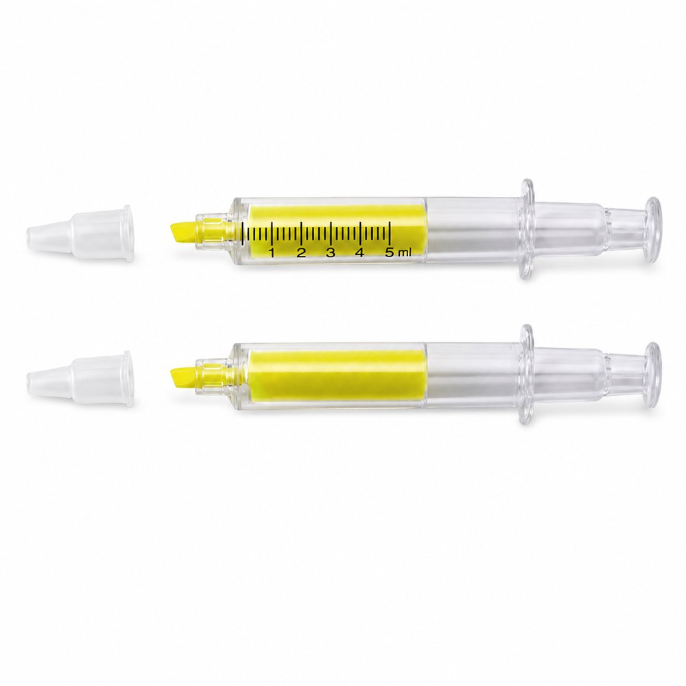 Syringe Shaped Highlighter — Branded Medical Promo
