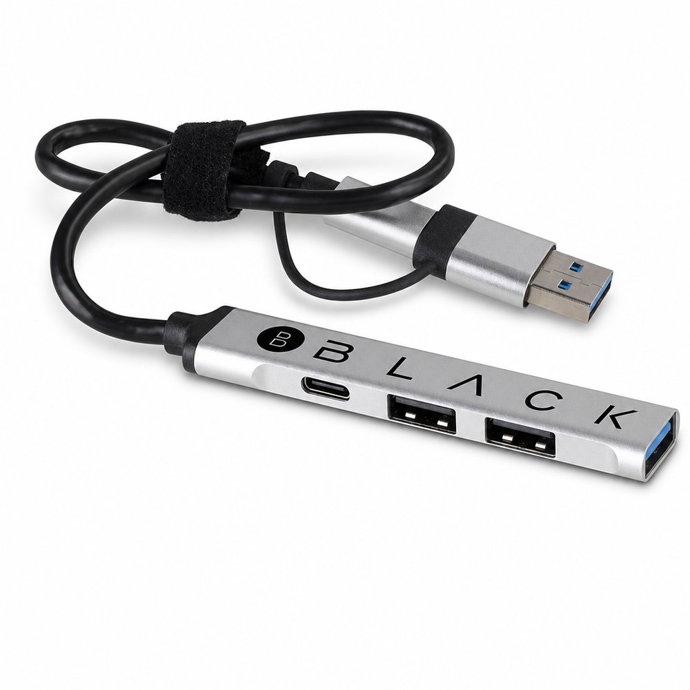Branded High-Speed USB-C Hub with USB-A Ports