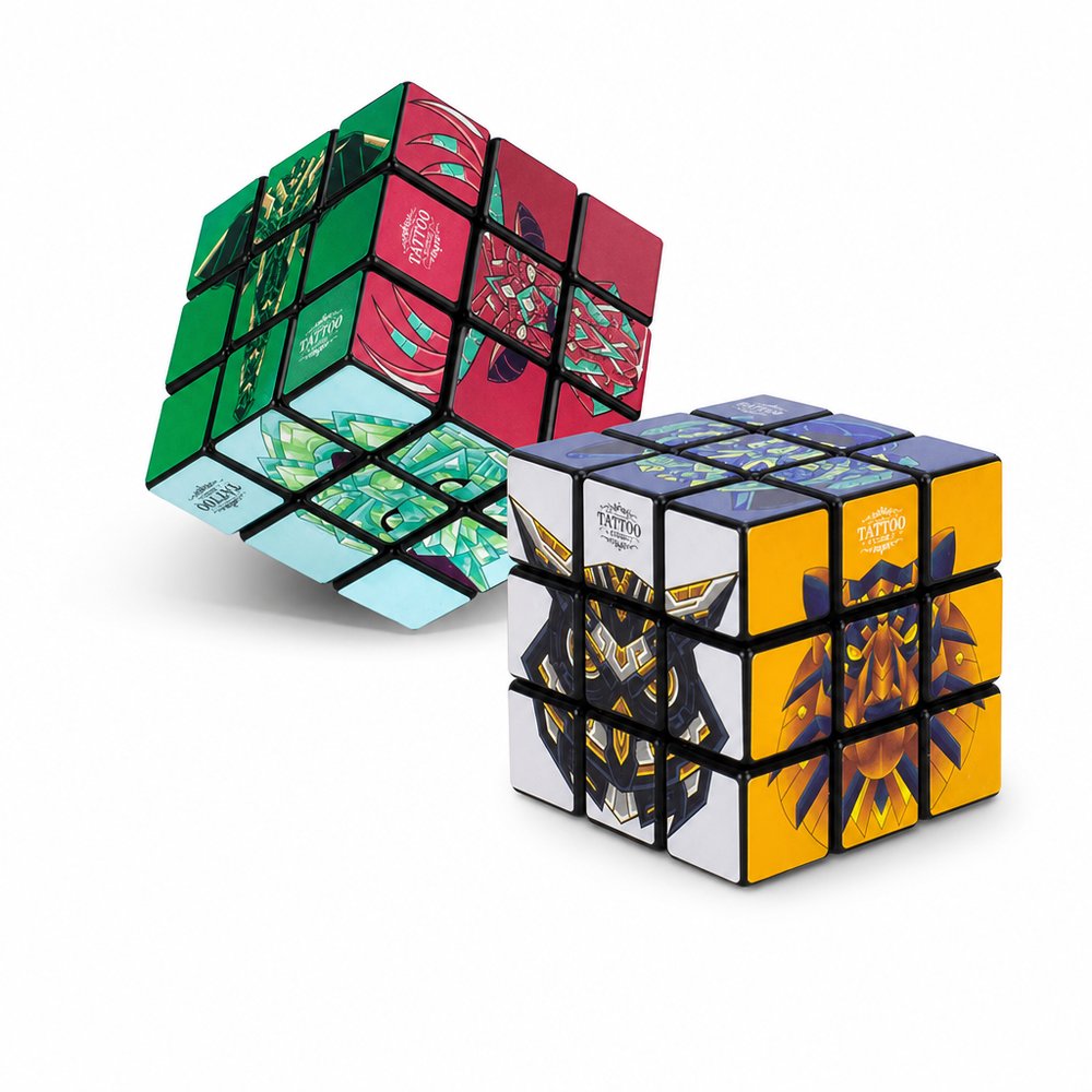 Custom Branded Puzzle Cubes — Full Colour Print