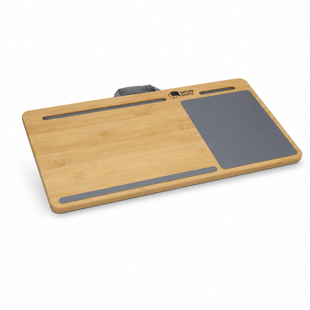 Bamboo Lap Desk — Custom Branded Work-From-Home Gift