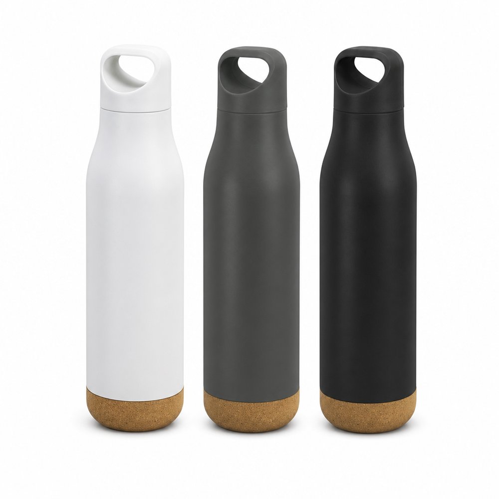 Cork Base Insulated Stainless Steel Drink Bottle 500ml