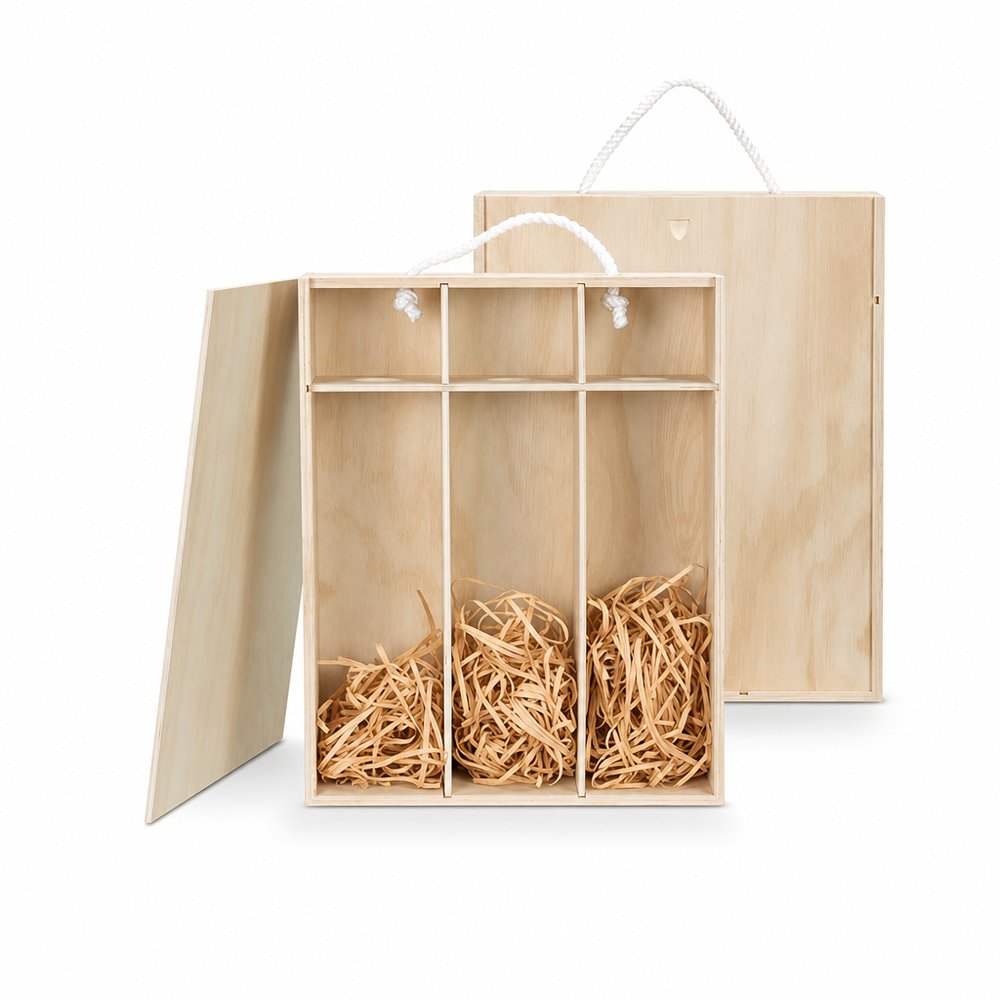 Branded Wine Gift Box — Triple Pine Presentation