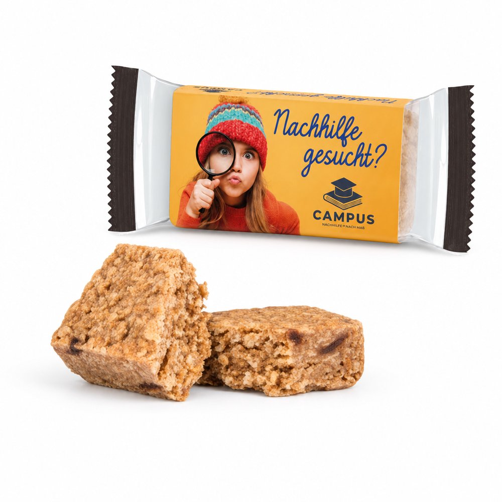 Branded Oat Bar 95g with Custom Printed Sleeve