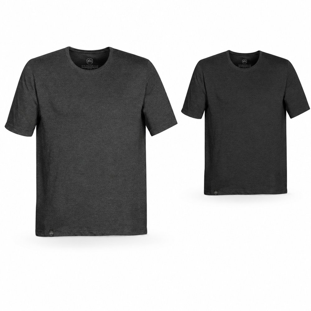 Branded T-Shirts — Enzyme-Washed Cotton Crew