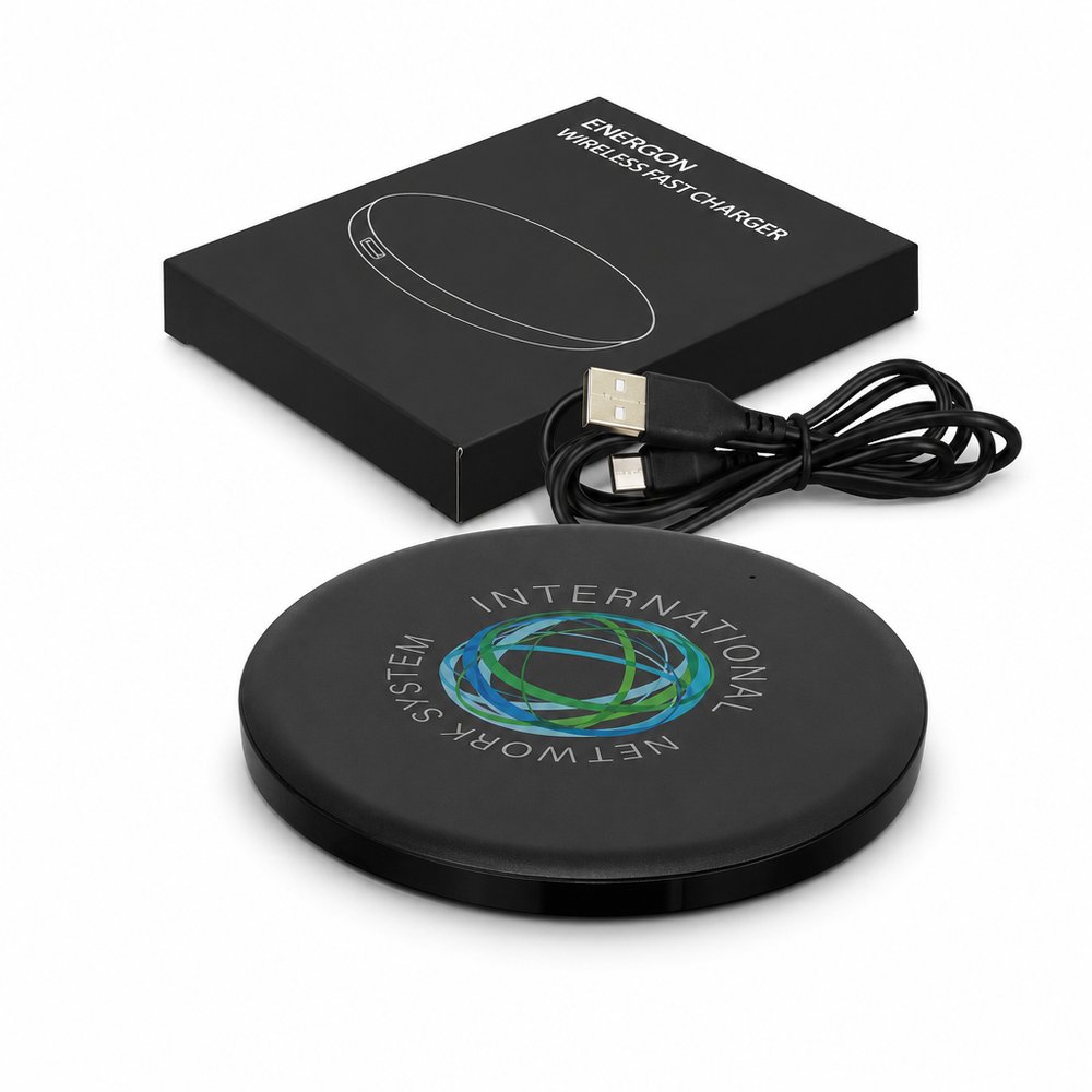Branded Wireless Phone Charger 15W with Type-C Cable