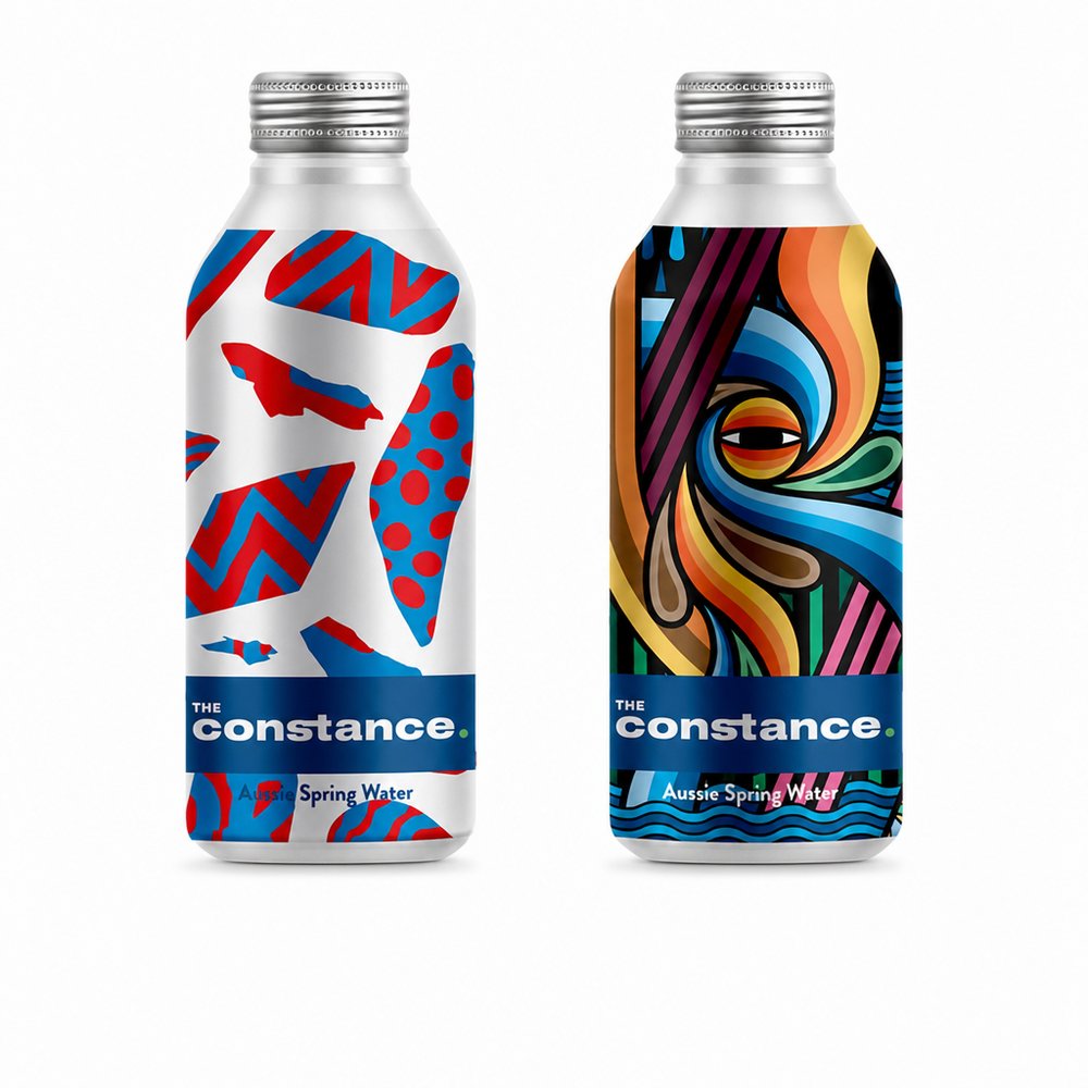 Branded Aluminium Water Bottles 450ml — Filled Still Water