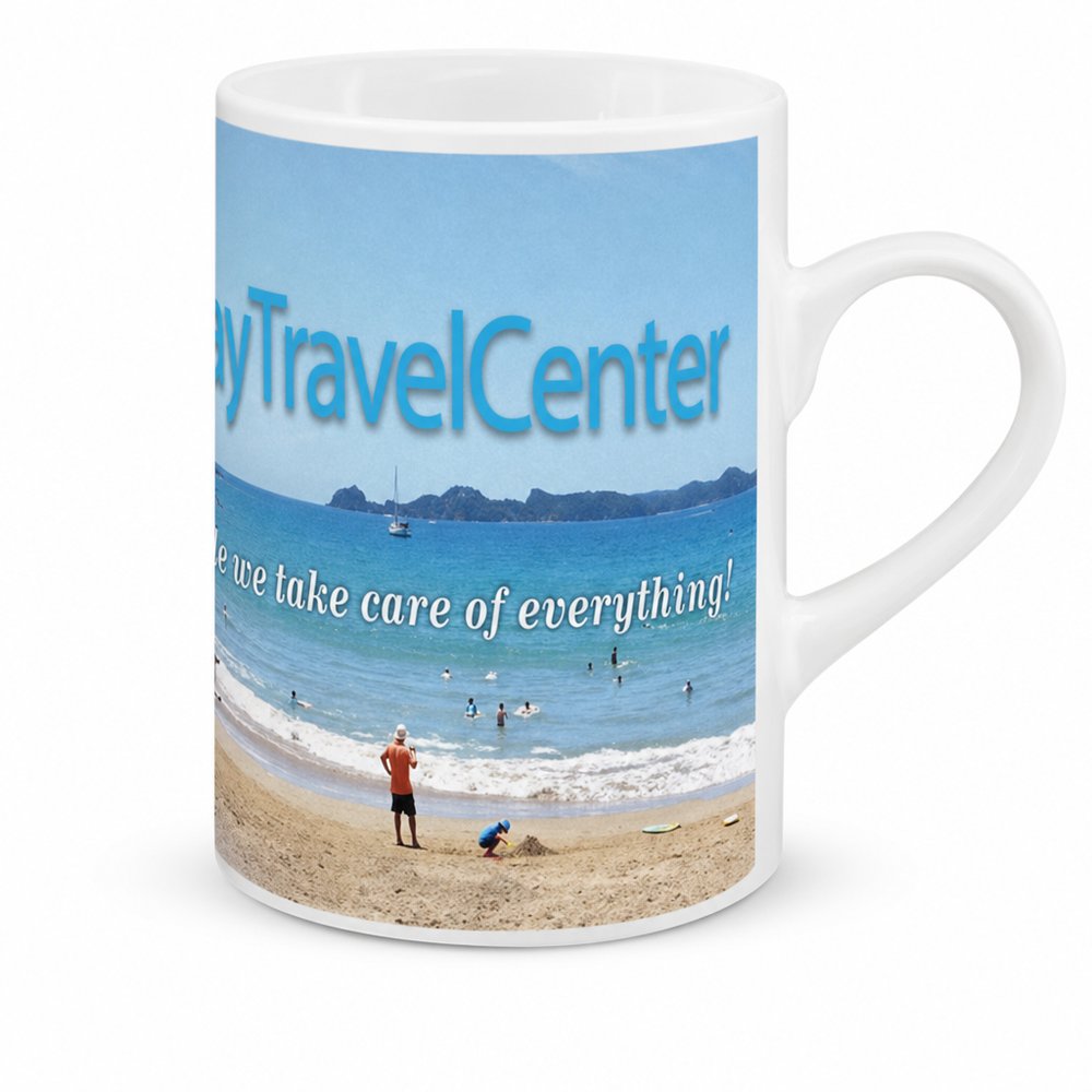 Branded Stoneware Coffee Mug 330ml — Full Colour Print