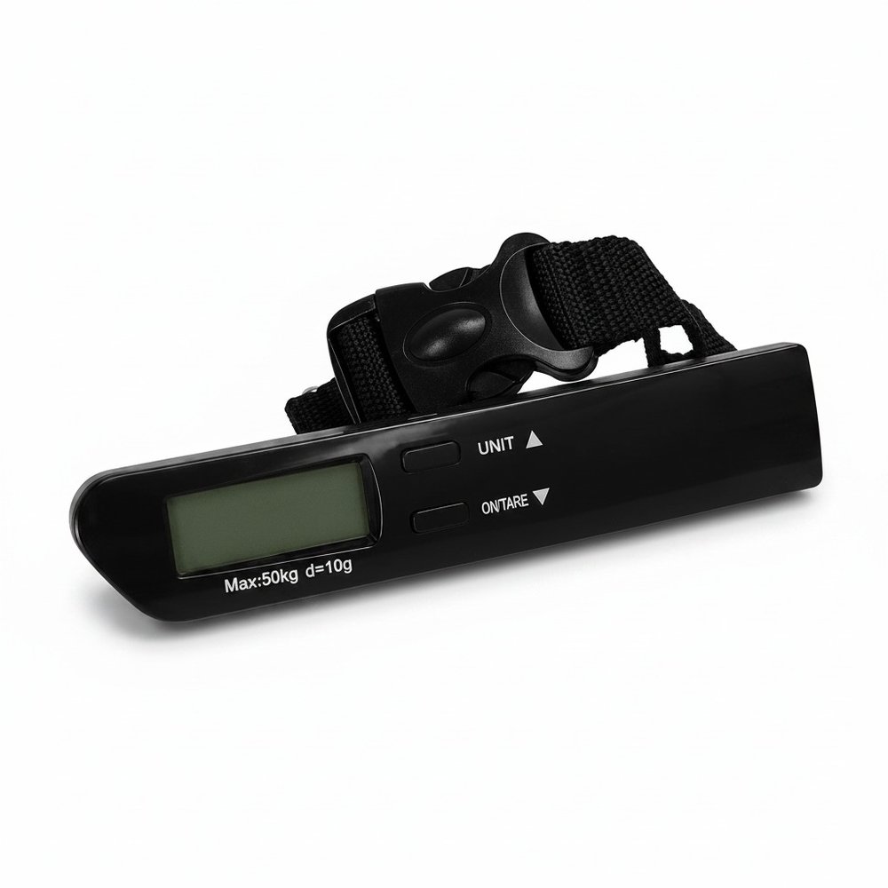 Digital Luggage Scales (50kg Capacity, Backlit LCD)