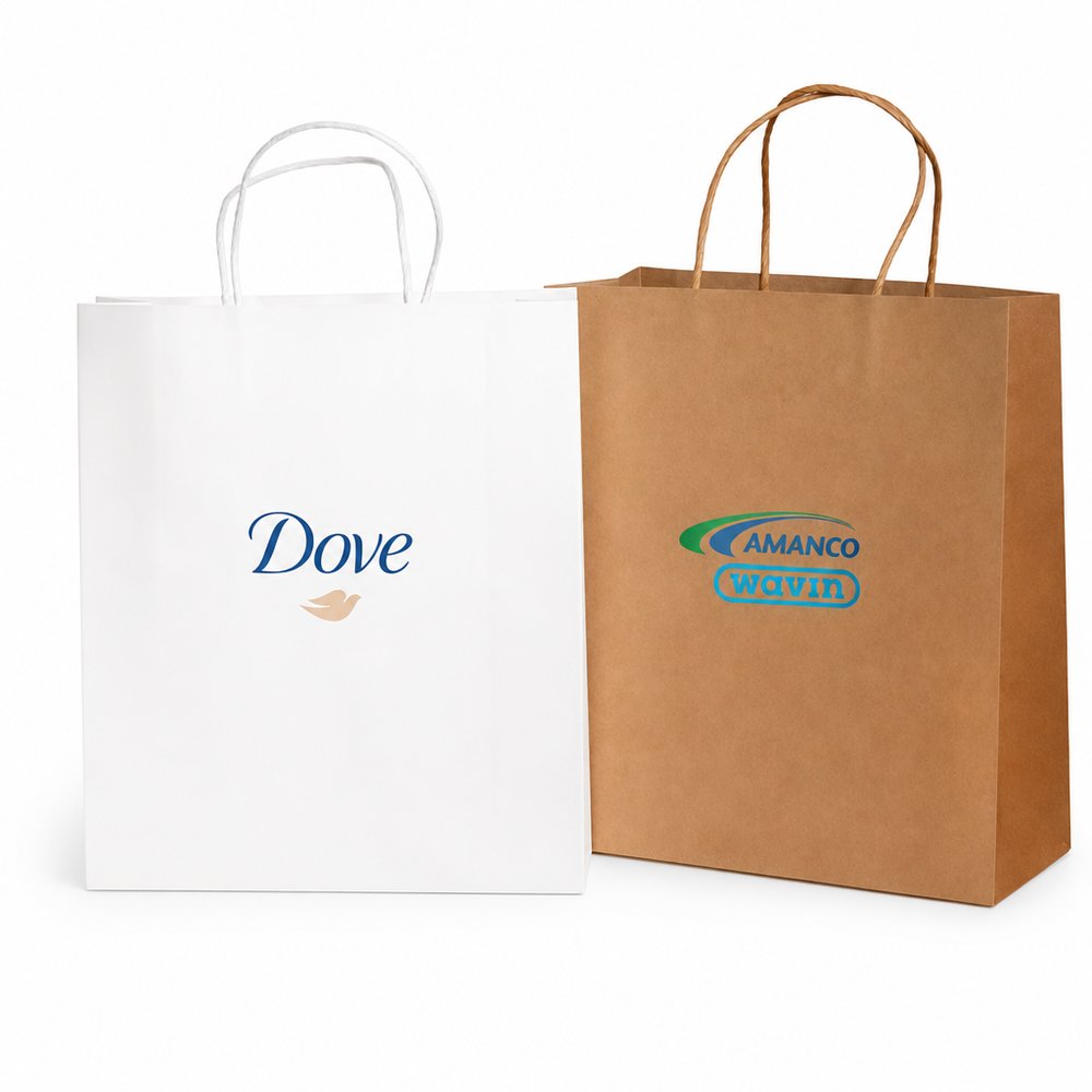 Kraft Paper Shopping Bags (310mm x 420mm)
