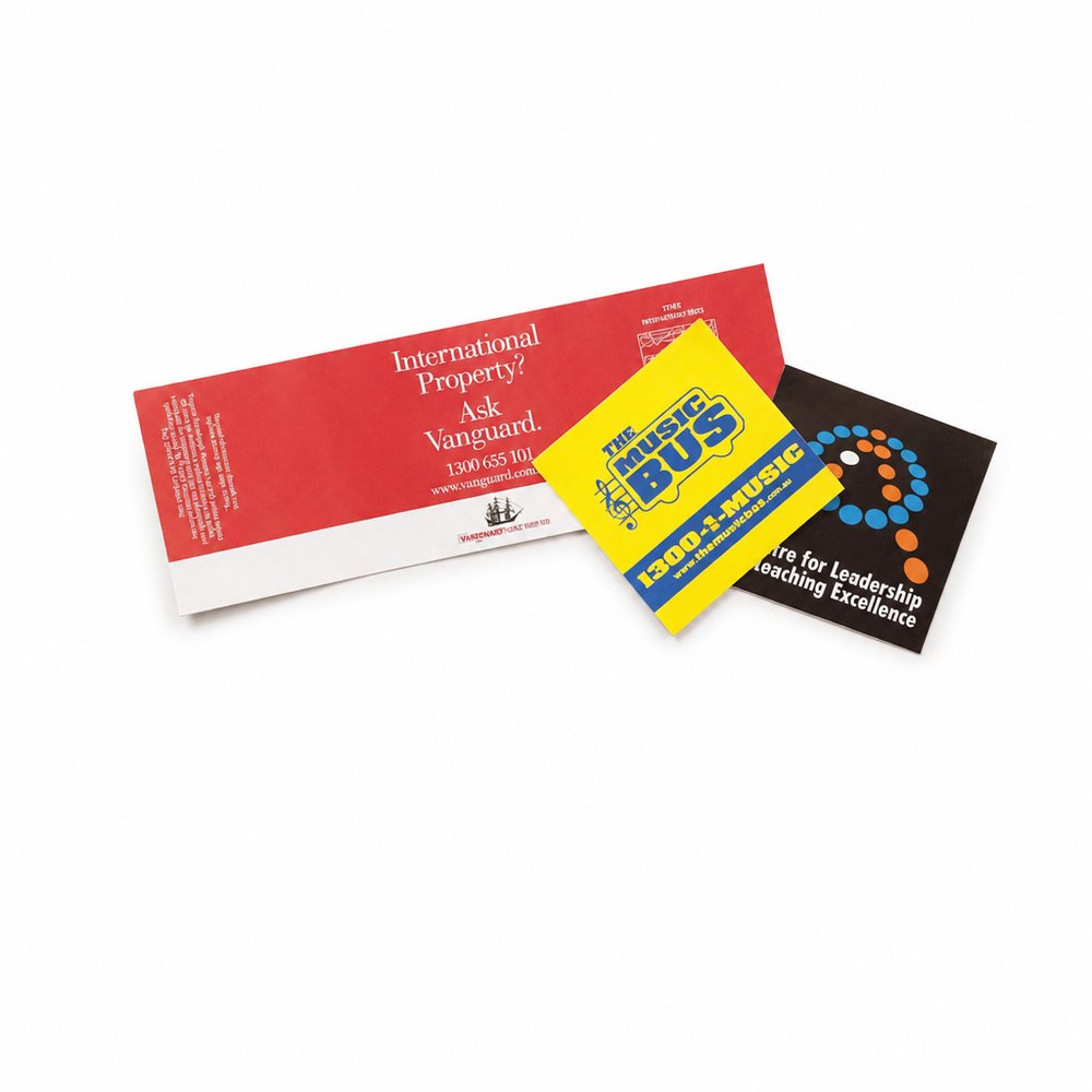 Custom Vinyl Stickers 75x210mm — Full Colour Printed