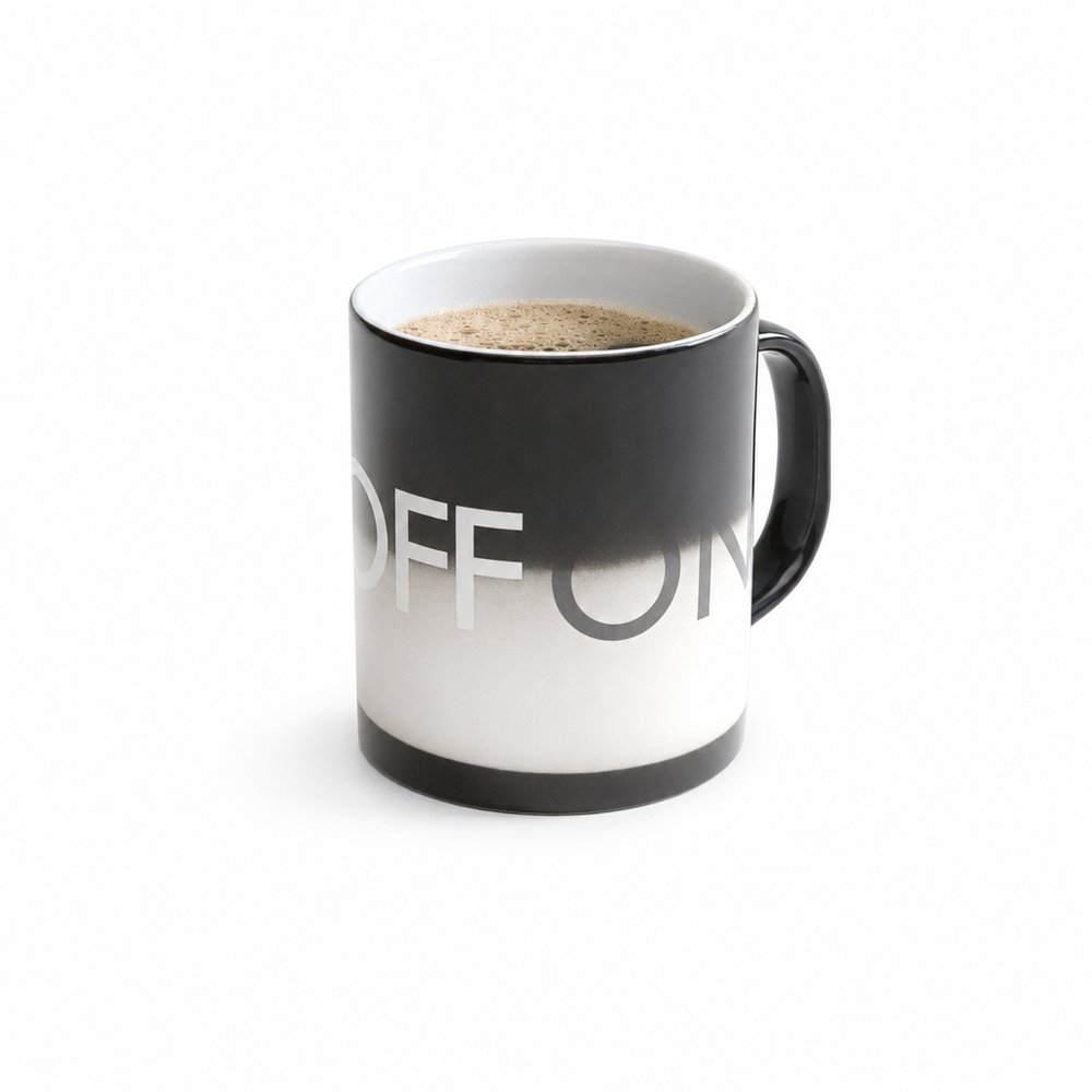 Heat Reveal Ceramic Mug — Custom Print