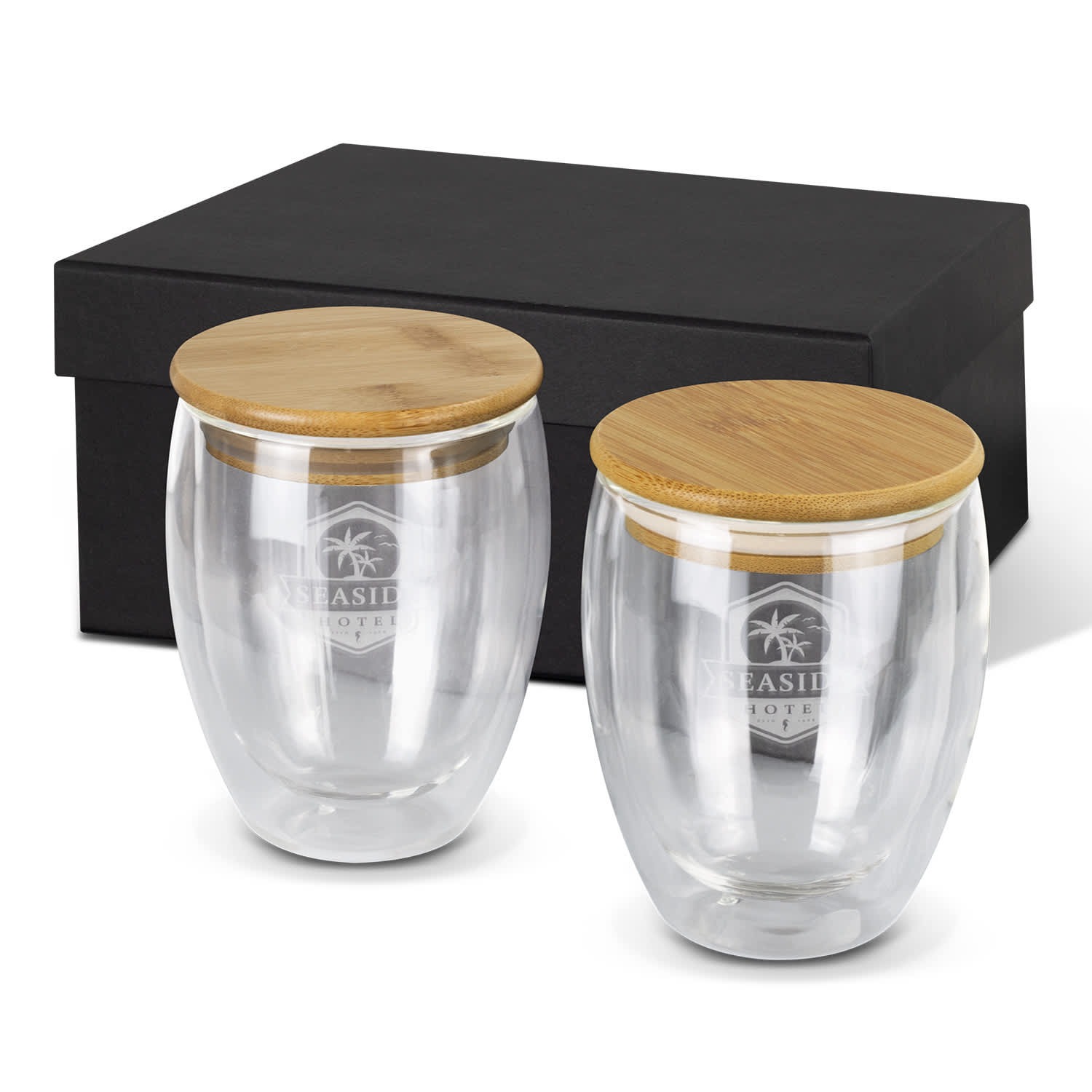 Azzurra Double-Wall Glass Cup Set