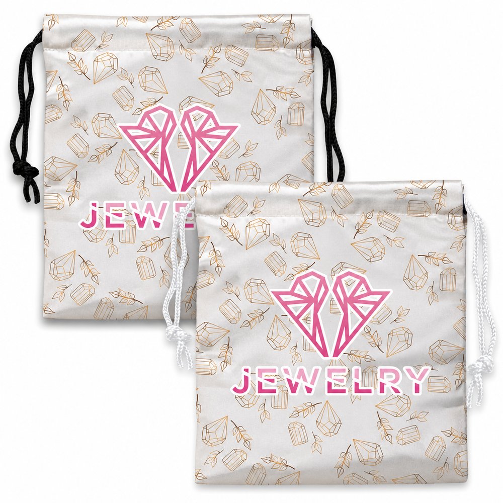 Satin Drawstring Gift Bag — Small