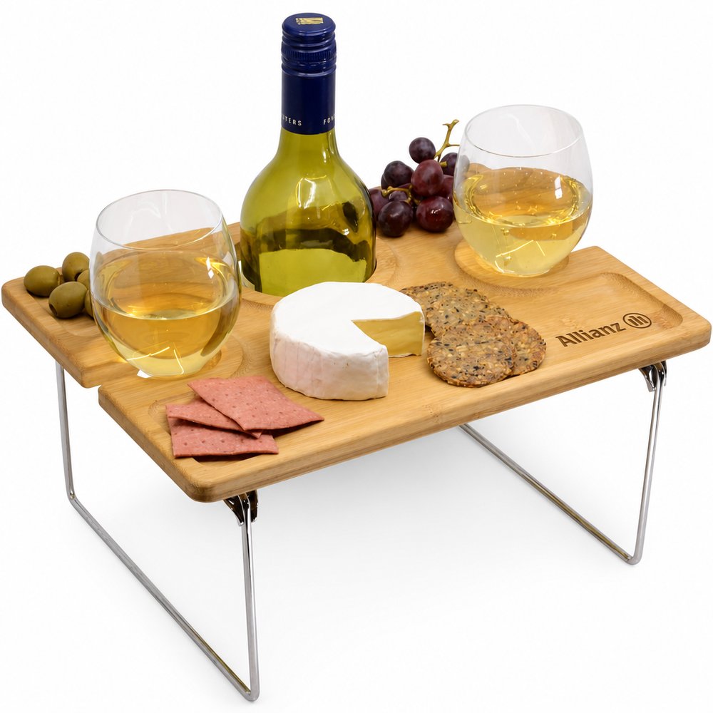 Picnic for Two Bamboo Cheese & Wine Board