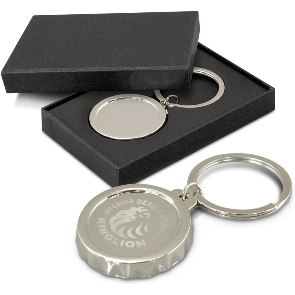 Orleans Bottle Cap Opener Keyring