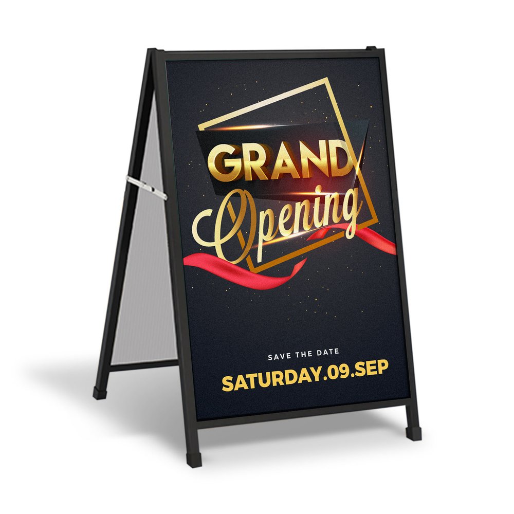 Steel Interchangeable A-Frame Sign