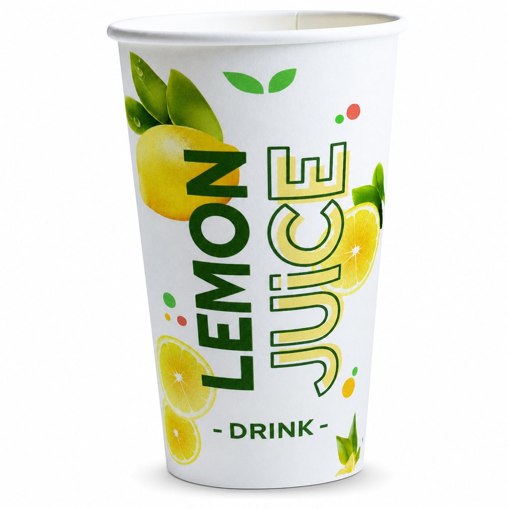 Paper Cup 350ml — Full-Colour Print Coffee Cup