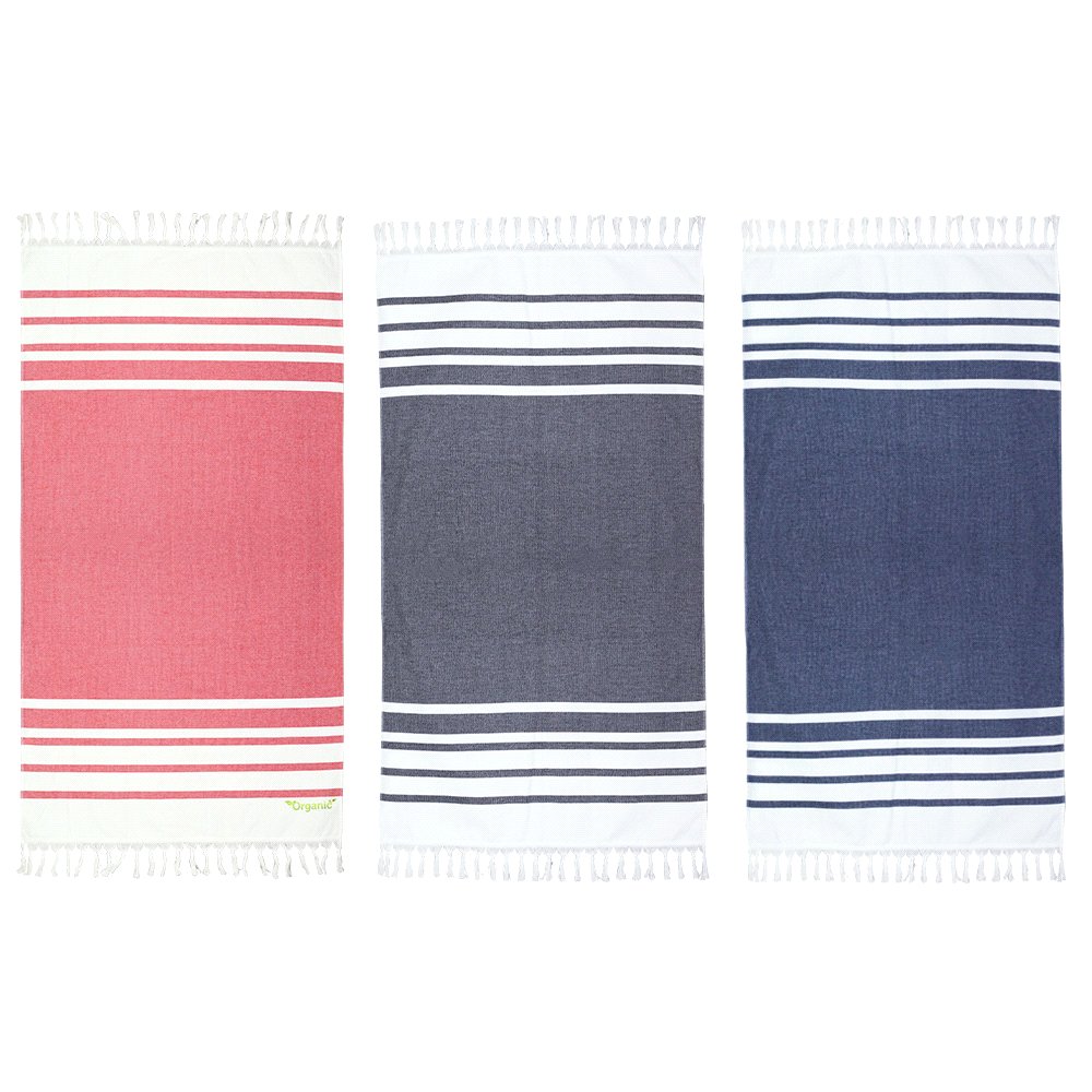 Trekk Turkish Beach Towel — Fouta Cotton