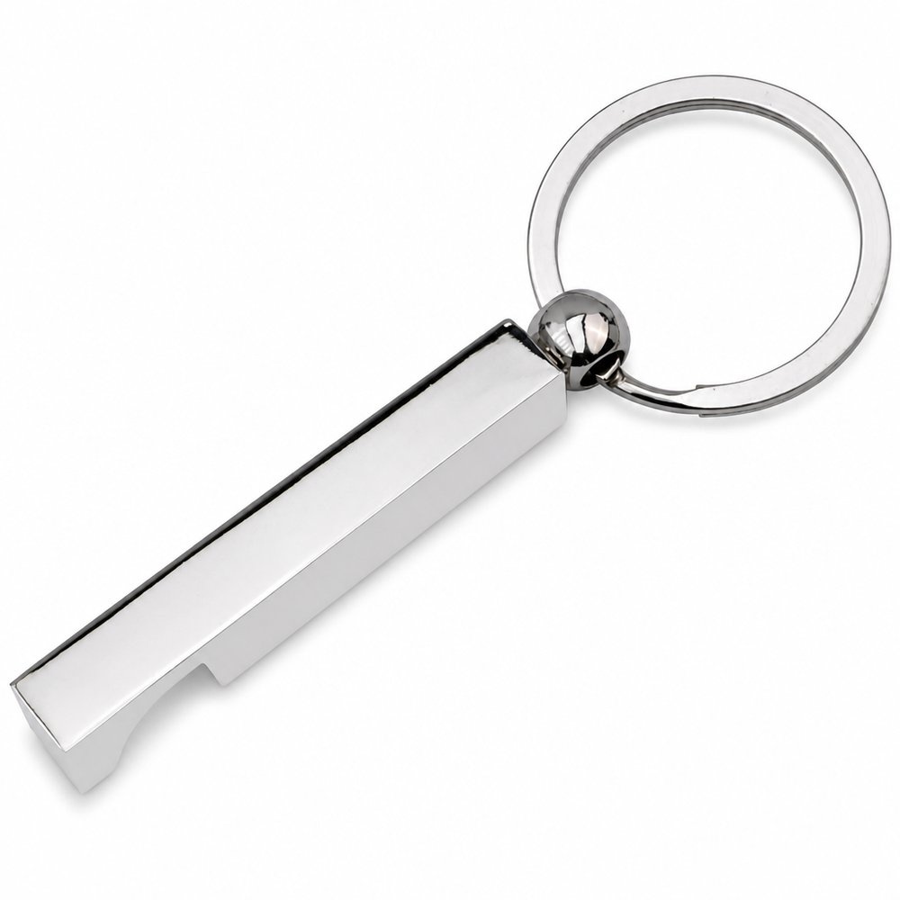 Square Peg Bottle Opener Keyring