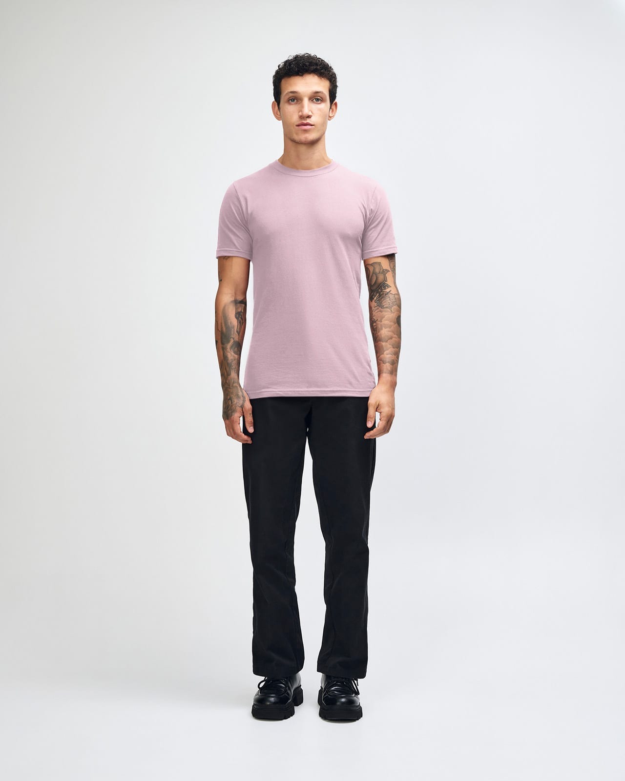 Custom Fine Jersey Short Sleeve Cotton T-Shirt