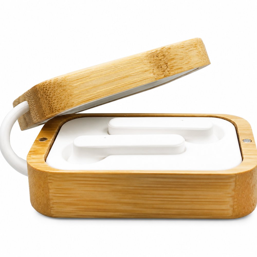 Rockside Bamboo Wireless Earbuds