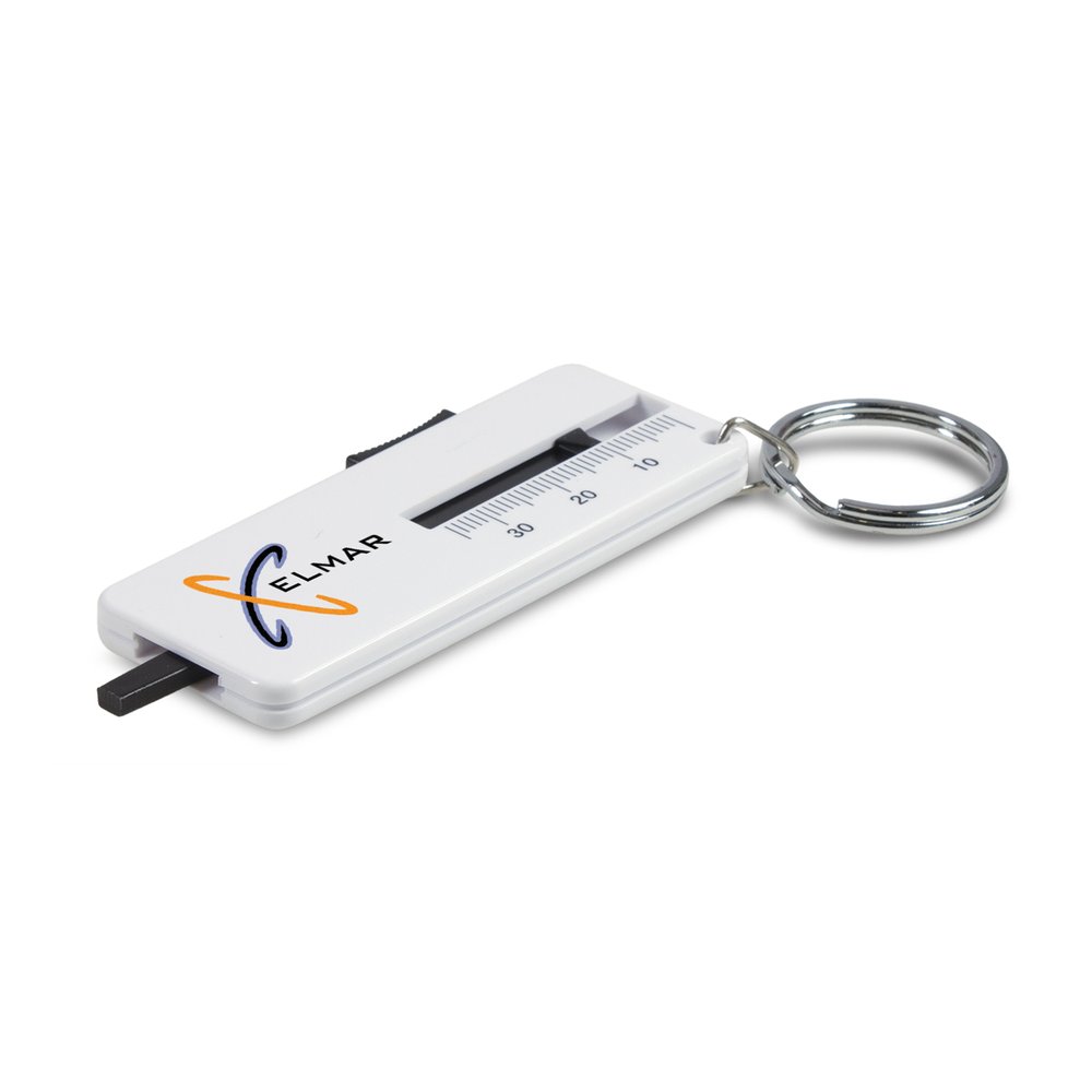 Tyre Tread Depth Gauge Keychain