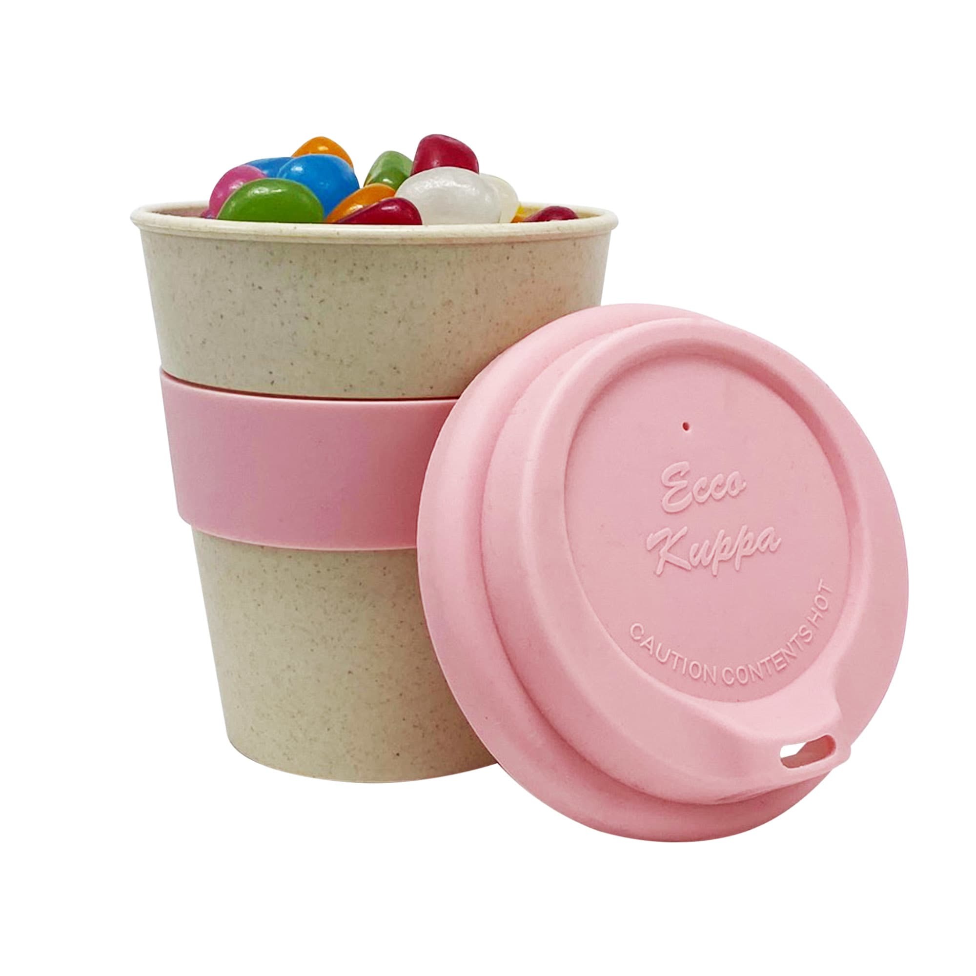 Jelly Beans in Bamboo Reusable Cup