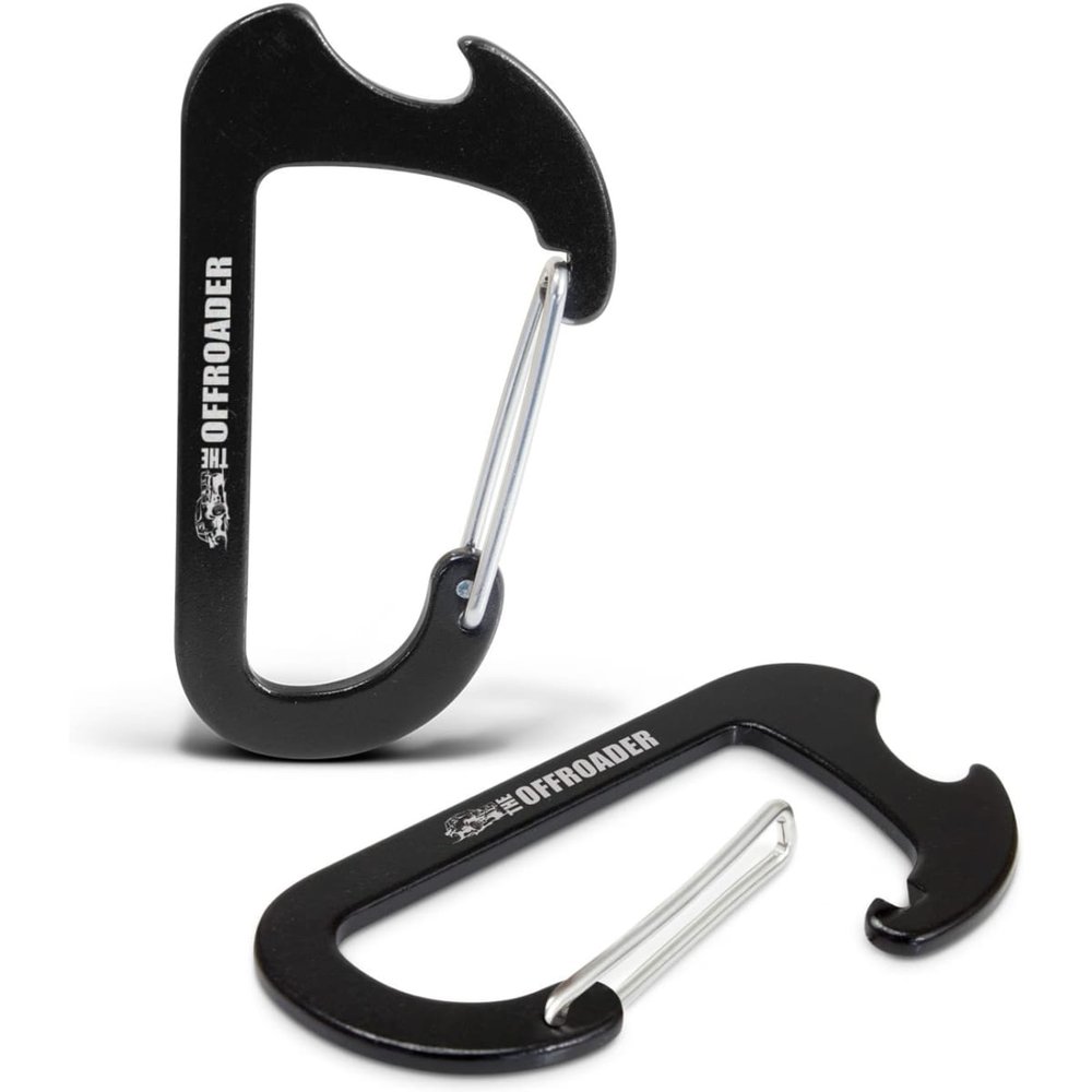 Carabiner Bottle Opener in Aluminium