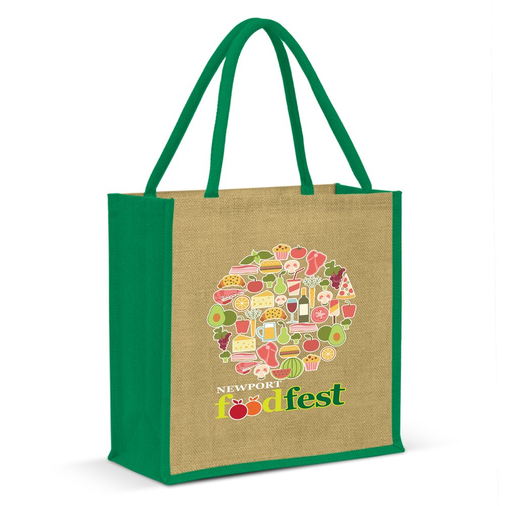 Monza Natural Jute Tote Bag