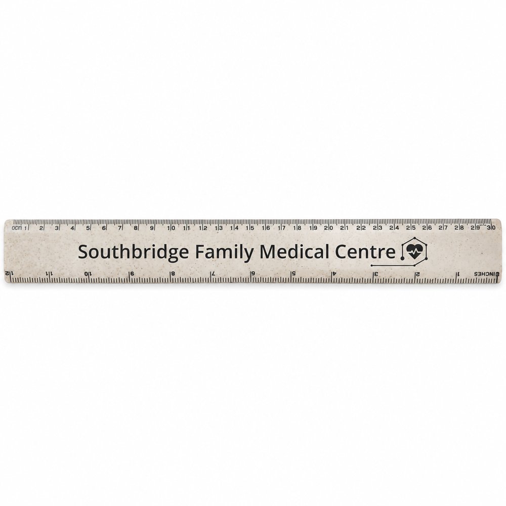 Wheatstraw 30cm Ruler in Natural Composite