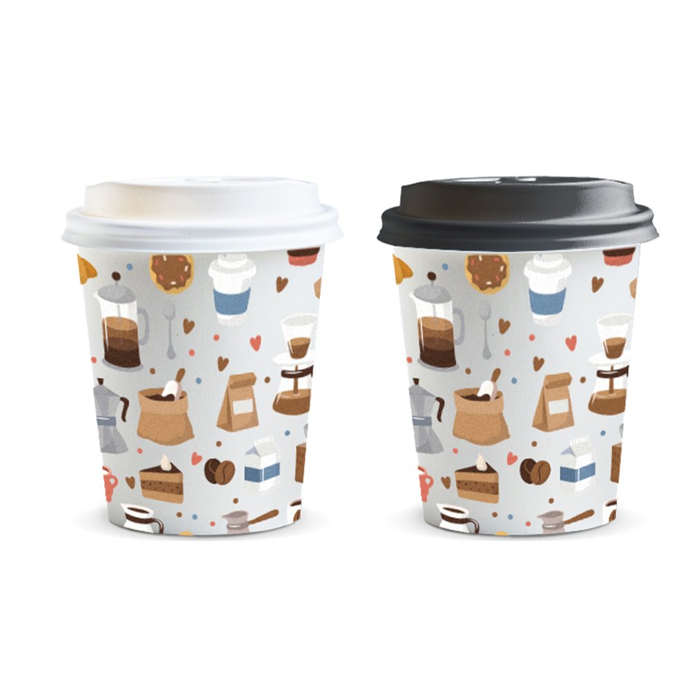 Kudos Disposable Paper Coffee Cup 230ml