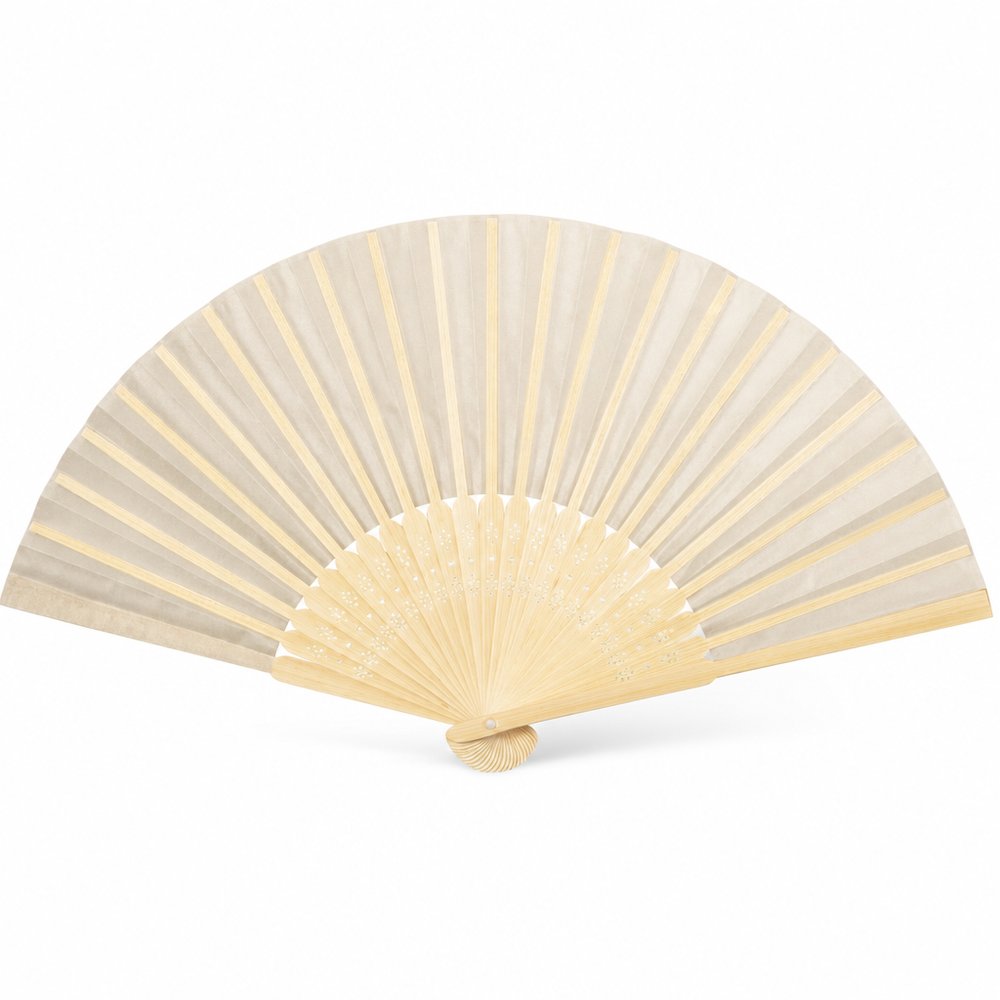Bamboo Hand Fan in Kraft Gift Box