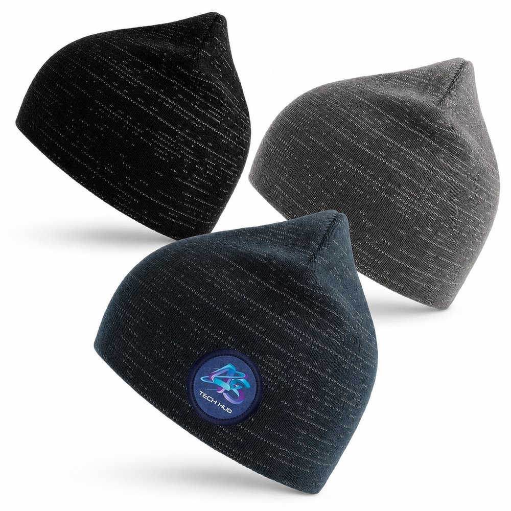 Atlantis Shine Reflective Recycled Beanie