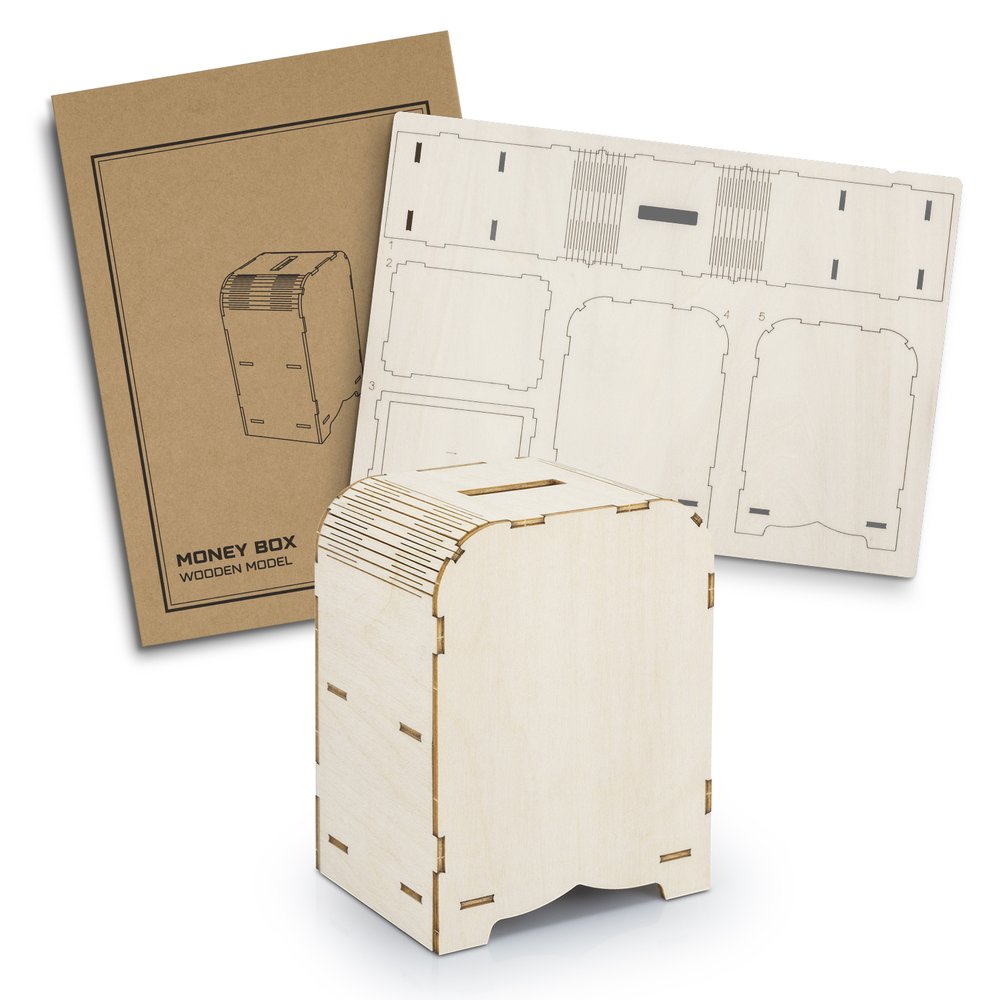 Basswood DIY Money Box Kit