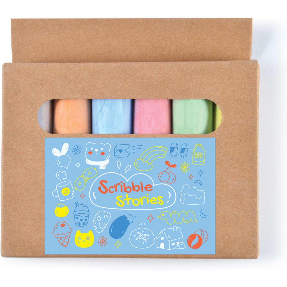 Sketch Pavement Chalk Set in Kraft Box