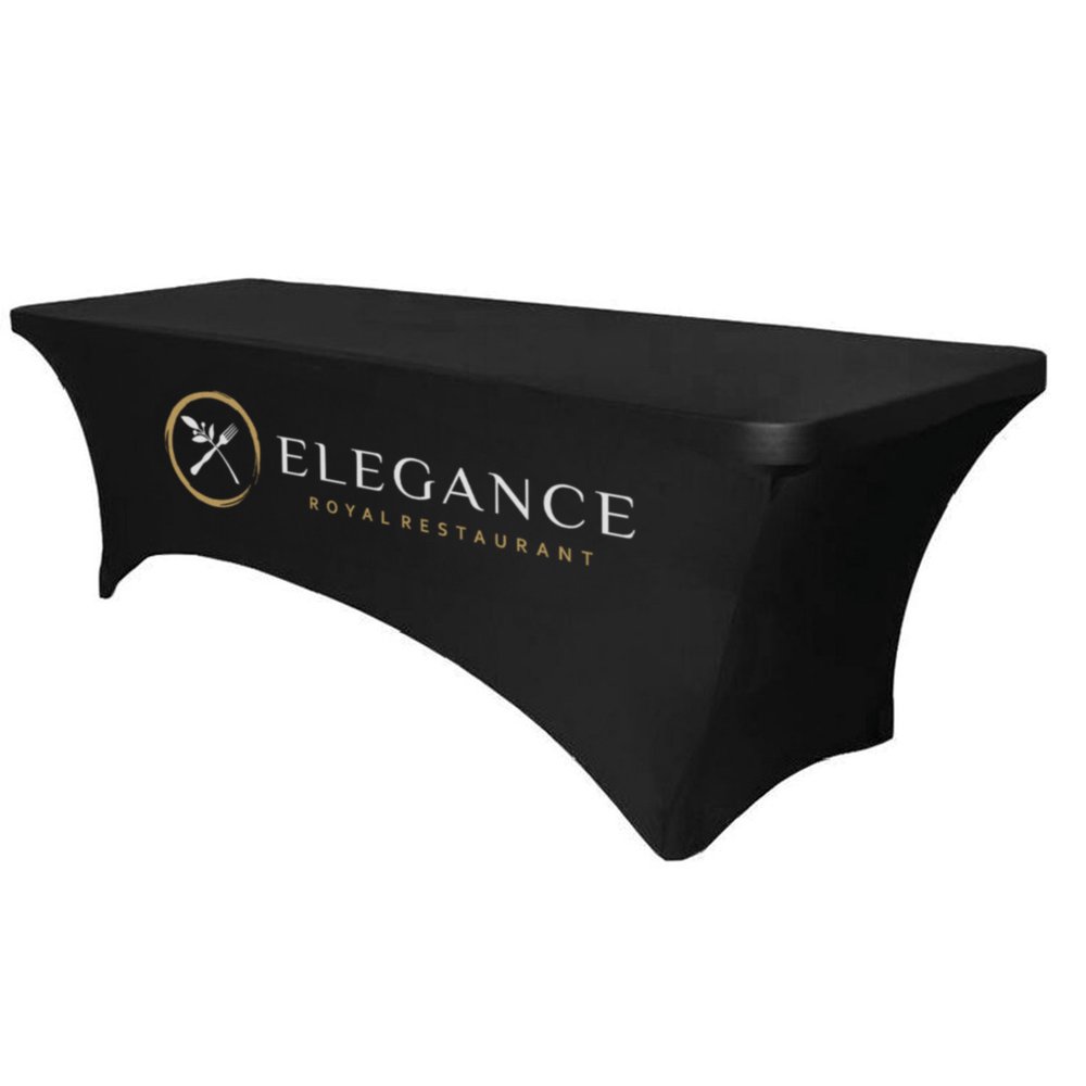 6 Foot Fitted Stretch Table Cover