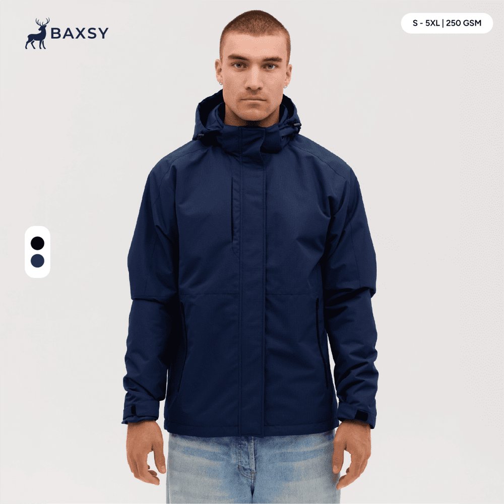 Baxsy Utility Jacket with Removable Hood