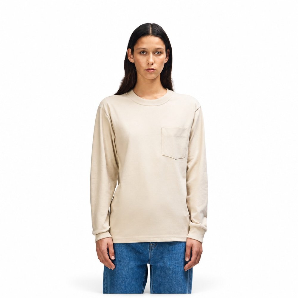 Super Heavyweight Long Sleeve Pocket Tee