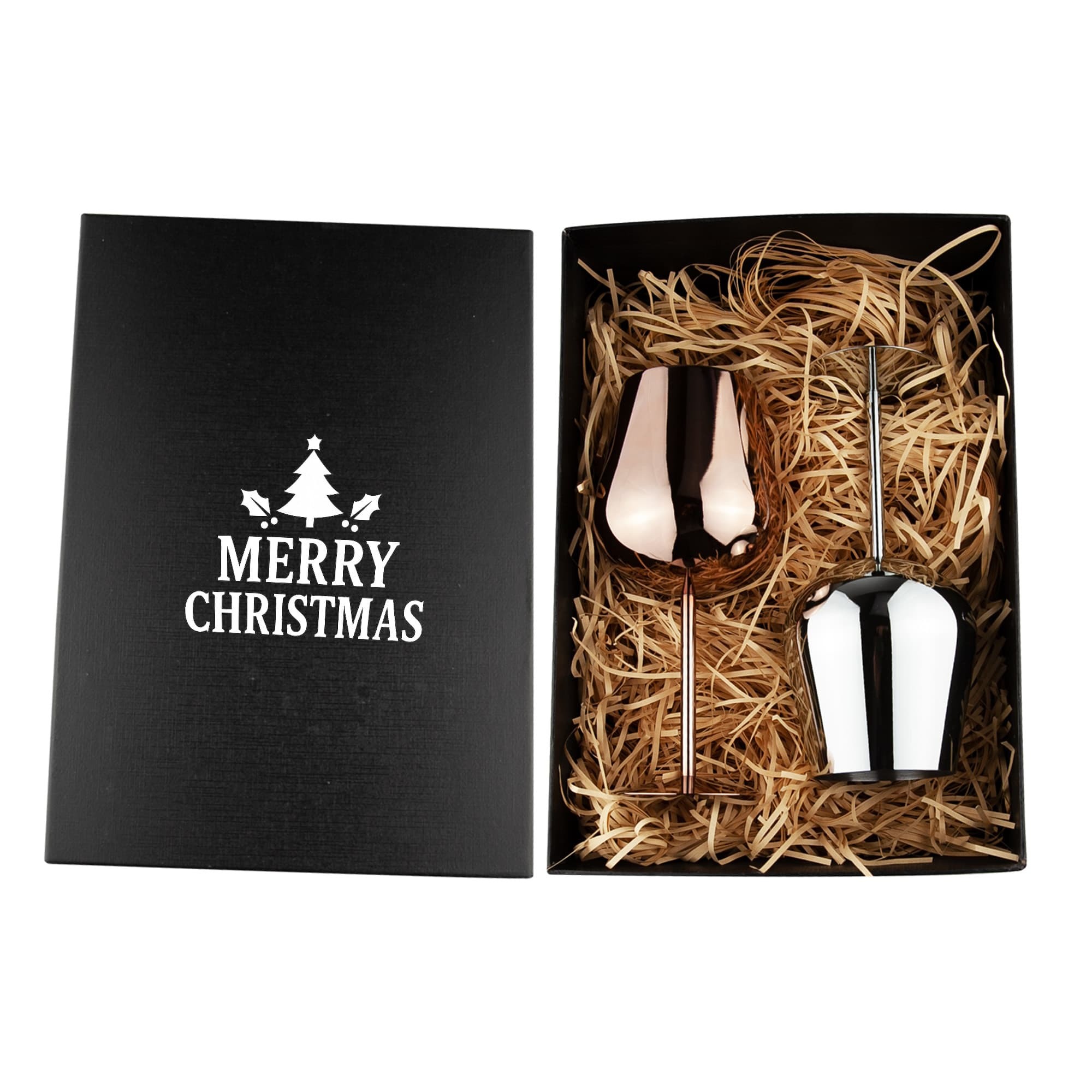 Bula Vinaka Stainless Steel Wine Glass Set